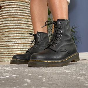 The Original Dr. Martens Black leather boots